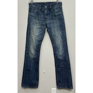 Levi's 527 Jeans Mens 32x36 Long Tall Whiskers Slim Fit Bootcut Modern Cowboy